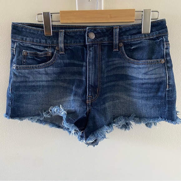 AMERICAN EAGLE Vintage High Rise Festival Jean Shorts - Size 6 - Picture 3 of 7